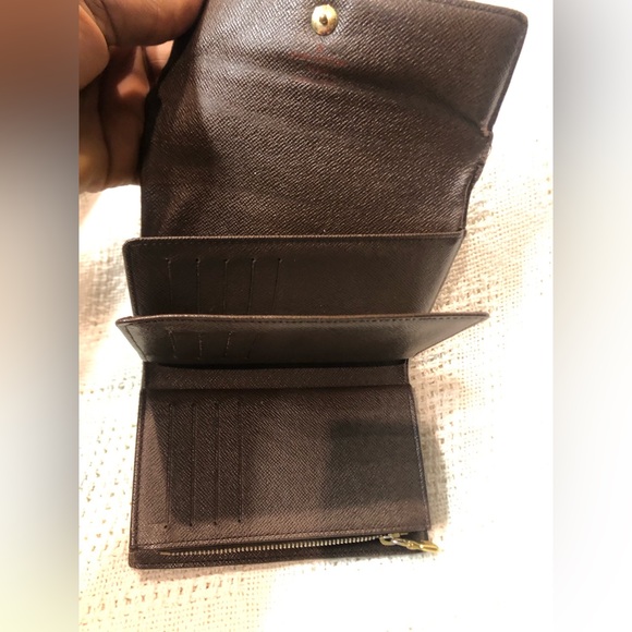 Authentic LOUIS VUITTON N61654 Damier wallet leather - Picture 13 of 17